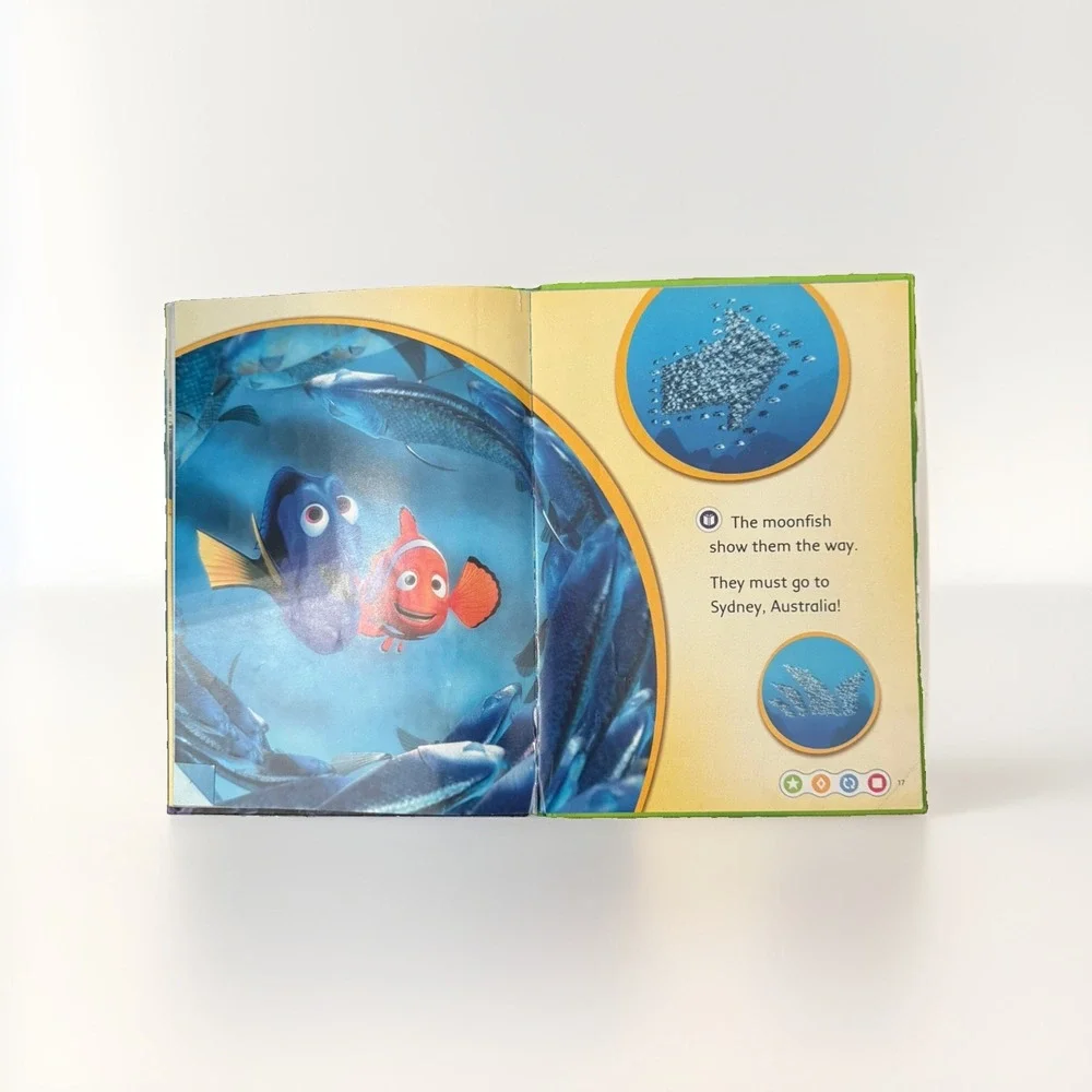 Leap Frog Tag LeapReader Book Finding Nemo Lost and Found Pixar Disney Hardcover